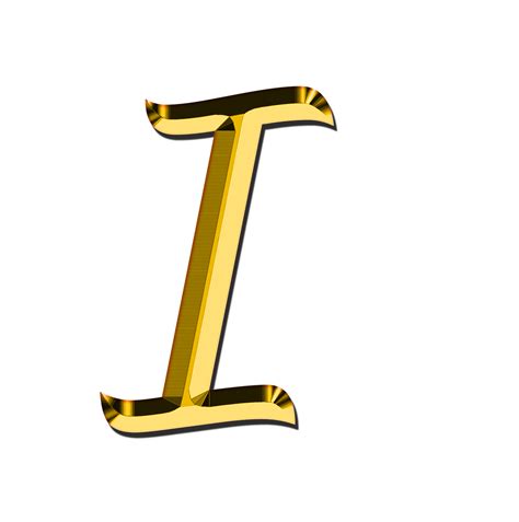 Gold Font Letters Png