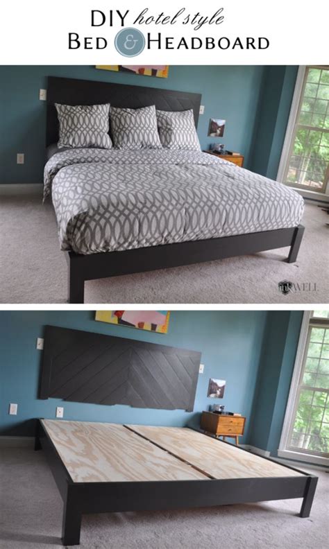 Installing headboard brackets is only necessary if attaching a headboard. 35 DIY Platform Beds For An Impressive Bedroom