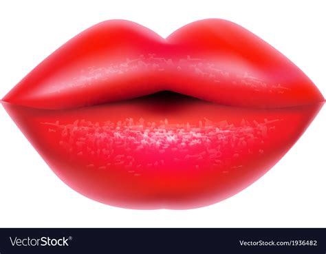 Red Lips Royalty Free Vector Image Vectorstock