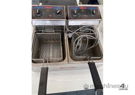 Used Roband Roband 2 Bin Deep Fryer Bench Mount Fryer In Listed