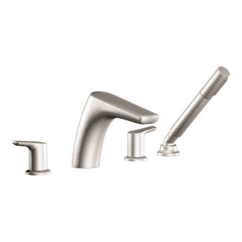 Get the moen tub faucets package that is best for you. MOEN Method 2-Handle Low-Arc Roman Tub Faucet Trim Kit ...