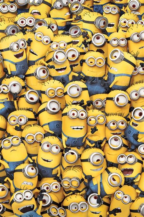 Despicable Me Many Minions Poster Uk Cartoons In