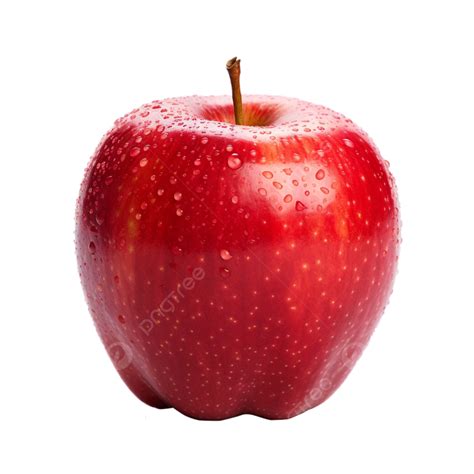 A Red Apple On Transparent Background Apple Fruit Transparent