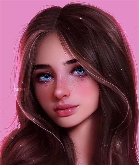 Pin By Shay~ ´ On Beautiful Girly Art Realistic Art Digital Art Girl