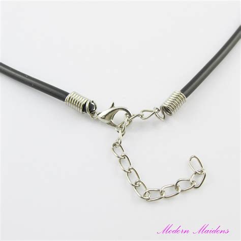 Aum Om Symbol Charm Pendant Necklace Meditation Black Cord Etsy