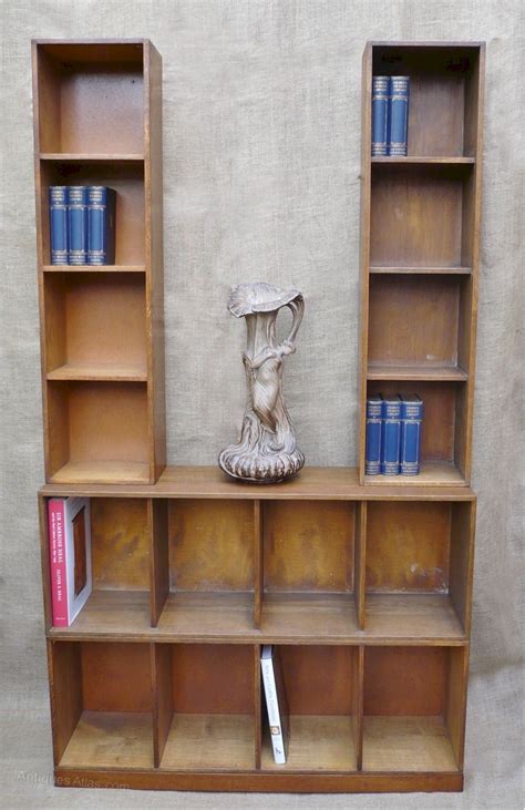 Set of 3 shelves you can arrange however you want with included clips place them one on top of another, next to each other or in a stacked design. Antiques Atlas - Unix Modular Bookcase System In Oak