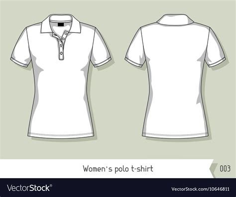| view 658 t shirt illustration, images and graphics from +50,000 possibilities. Women polo t-shirt template for design easily Vector Image