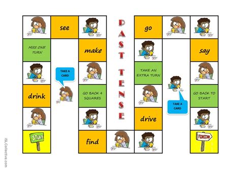 Past Tense Boardgame And Cards English Esl Worksheets Pdf Doc