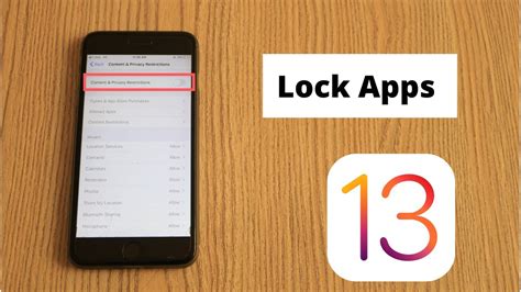 Ios 13 How To Lock Apps On Iphone Ios 13 No App No Jailbreak Youtube