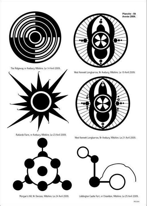 Sacred Geometry Crop Circle Tattoo Designs