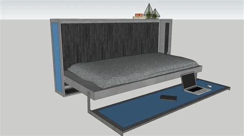 Folding Bed Open 3d Warehouse