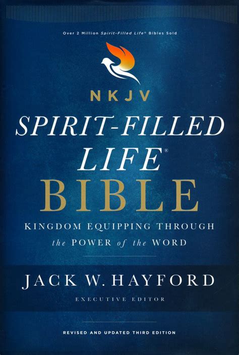 Nkjv New Spirit Filled Life Bible Bonded Leather Black 3rd Edition