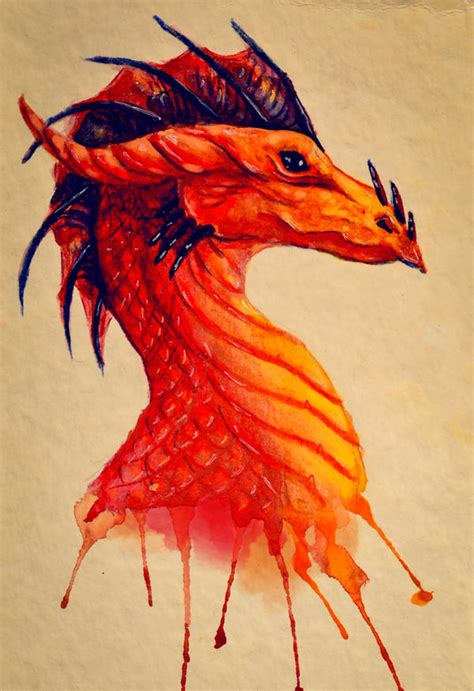 Watercolor Dragon By Fyrrea On Deviantart