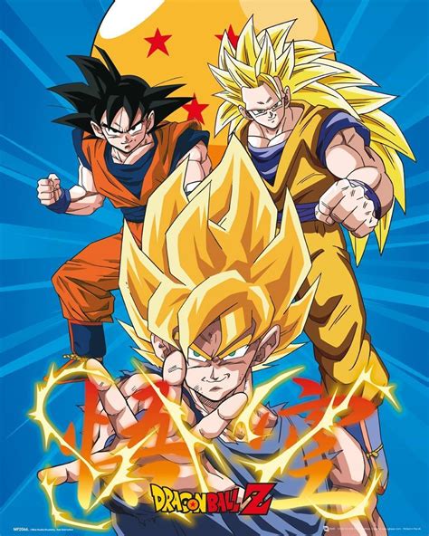Dragon Ball Z 3 Gokus Mini Poster