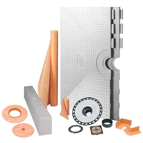 Best shower pan reviews (updated list). Shop Schluter Systems Kerdi-SHOWER-KIT 48-in x 48-in Oil ...