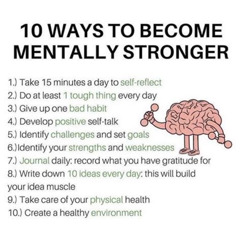15 Ways To Grow Mentally And Physically Mentally Strong Positive