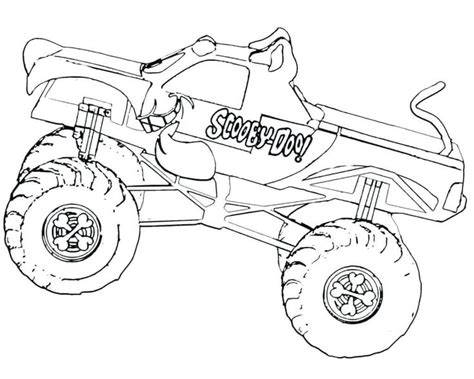 18 Coloring Page Monster Truck | Monster truck coloring pages, Truck