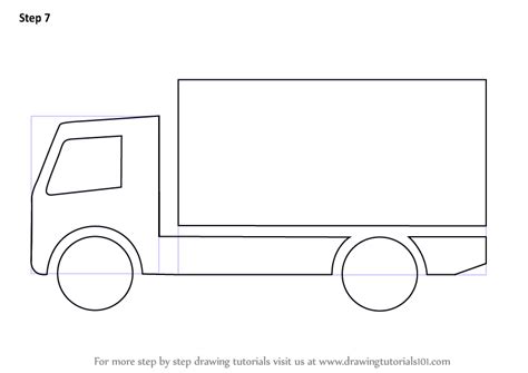 Learn How To Draw A Truck For Kids Trucks Step By Step Drawing