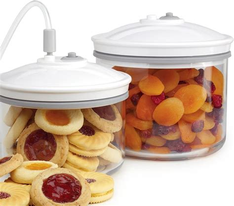 Foodsaver 2pc Round Canister Amazonca Home And Kitchen
