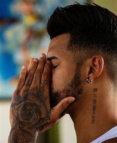 Men's necks have increased in popularity as tattoo canvases. 35 Cool And Stylish Small Neck Tattoos For Guys | | FashionLookStyle