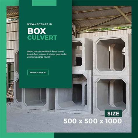 Harga Box Culvert Per Pcs Terbaru Beton Precast Untuk Gorong Gorong