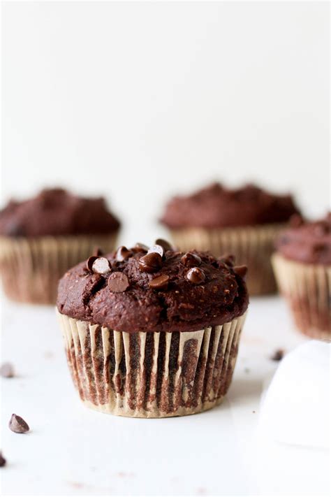 Healthy Double Chocolate Muffins One Bowl Hannah Magee Rd Recipe