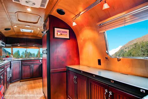 Rustic Themed Airstream Filled With All The Modern Day Amenities