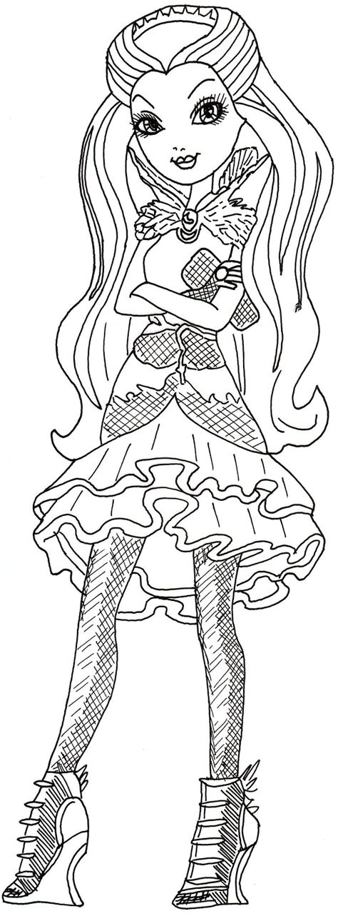 The original format for whitepages was a p. All About Ever After High Dolls: Raven Queen Coloring Page