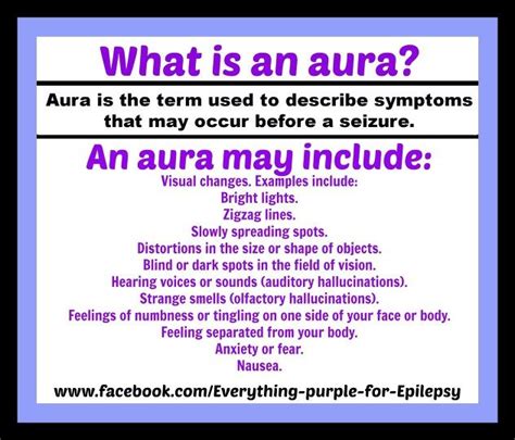 Aura Is The Term Used To Describe Symptoms That May Occur Before A