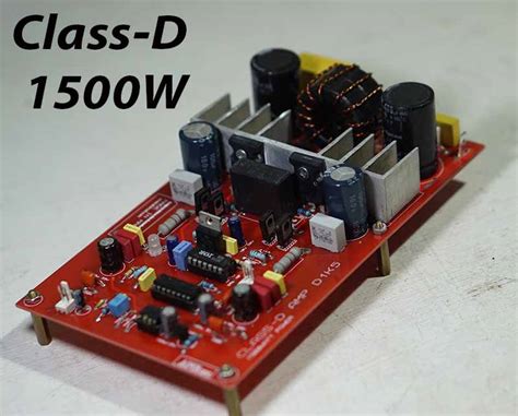 Class D Power Amplifier Circuit D K Electronic Circuit