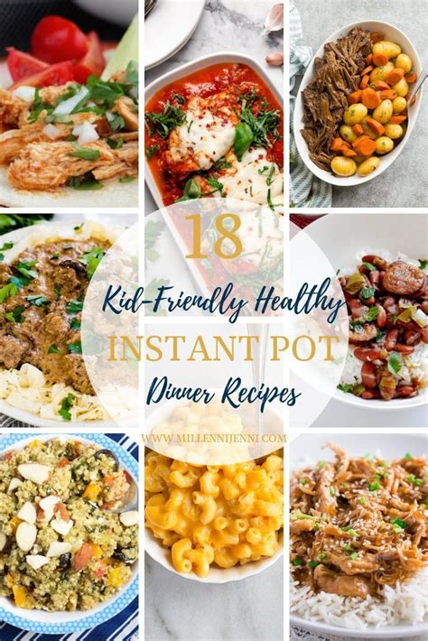 This post contains affiliate links. 18 KID-FRIENDLY, HEALTHY INSTANT POT DINNER RECIPES (With ...