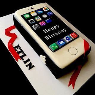 Working with fiverr makes my job a little easier every day. Cake in the shape of a mobile phone. | Iphone cake, Boys ...
