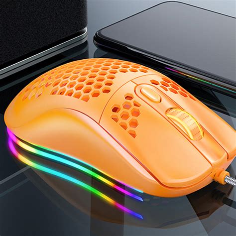 Yindiao G7 Wired Gaming Mouse 7200dpi Rgb Backlight Computer Mouse