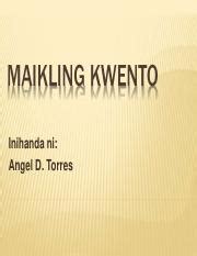 Maikling Kwento Pdf MAIKLING KWENTO Inihanda Ni Angel D