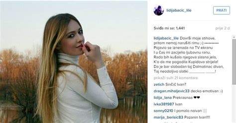 Lidija Na Instagramu Zavodi Pa Anina Iz Kuhaj Sata