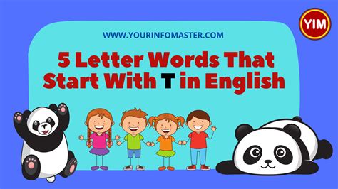 5 Letter Words Starting With T English Vocabulary Your Info Master