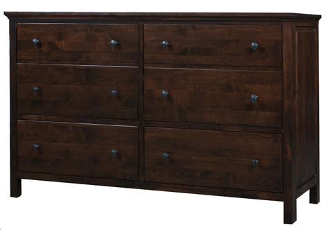 I made this 6 drawer tall dresser with simple pocket hole joinery and materials from the home center. Archbold Furniture Alder Heritage 6206 Solid Wood 6 Drawer ...