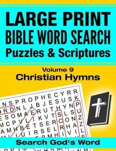 Large Print Bible Word Search Puzzles With Scriptures Volume 9