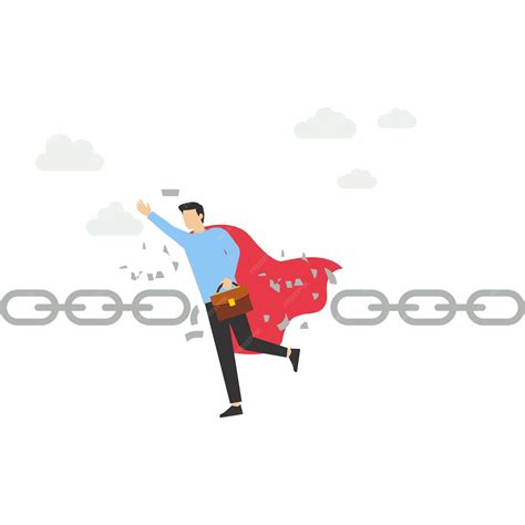 Premium Vector | Concept of overcoming obstacles to achieve target