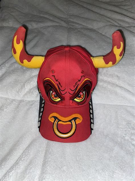 Monster Jam El Toro Loco Hat Cap Truck Bull Flame Hor Gem