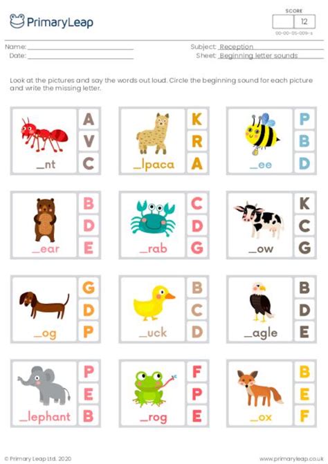 Printing Capital Letters A B C D E Worksheet For Pre K 1st Grade