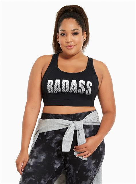 Torrid Active Badass Sports Bra In 2020 Stylish Plus Size Clothing