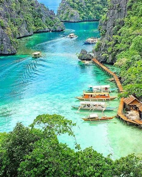 Kayangan Lake Coron Philippines Islas Filipinas Asia