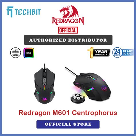 Redragon M601 Rgb Centrophorus 2 Gaming Mouse Lazada
