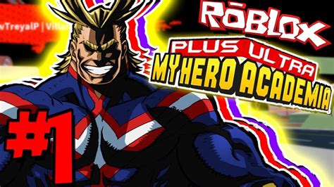 This Is The Best Mha Game On Roblox Roblox My Hero Academia Plus