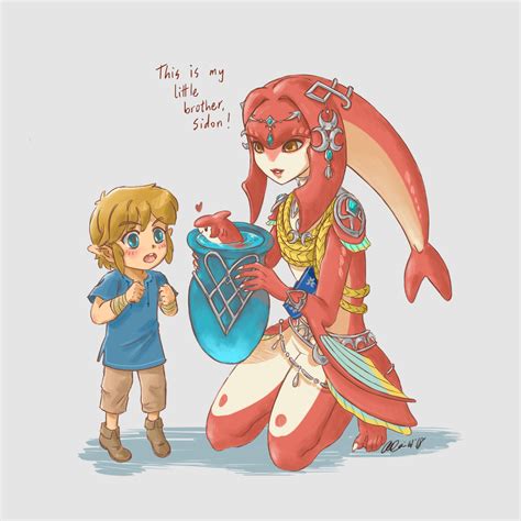 3 Sidons Song I Think About How Mipha First Met Link When He Was 4