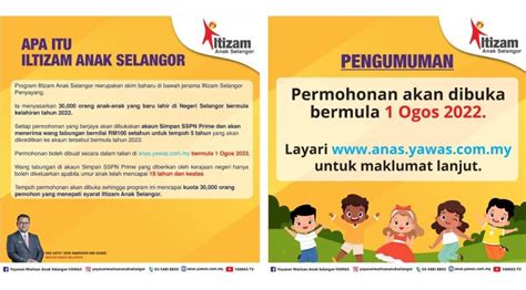 ILTIZAM Anak Selangor 2023 Semakan Status & Permohonan