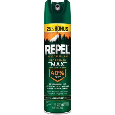 Repel Insect Repellent Sportsmen Max Formula 40 Deet 8125 Oz
