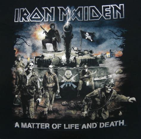 < dance of death (2003). Koleksi Biasa: T-shirt Iron Maiden A Matter Of Life And Death