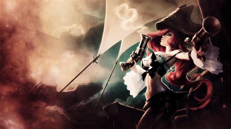 Hd Miss Fortune With Guns League Of Legends Wallpaper Download Free
